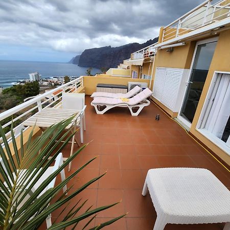 Los Gigantes,Huge Terrace,Sea View,Air Conditioning Apartamento Puerto de Santiago  Exterior foto